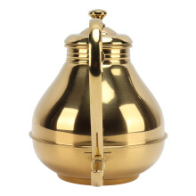 Gold Stainless Steel Coffee Tea Kettle 600ml for Home Brewing and Kung Fu Tea