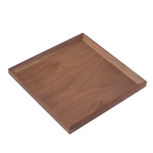 Black Walnut Serving Tray Medium Square 20x20x2.2cm