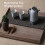 Black Walnut Serving Tray Medium Square 20x20x2.2cm 6