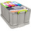 Really Useful Really Useful 64L Grey Stacking Storage Box 4