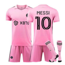 (Kinder 22 (120-130 cm)) Major League Sport Messi Nr. 10 Miami International Trainingsanzug Heim Auswärts