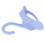 Multifunction Purse Hanger Hook for Handbags, Blue, 33g 8