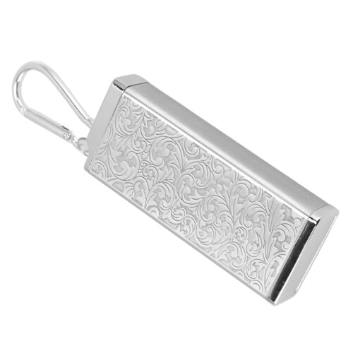 Vintage Cigarette Case, Metal Holder for 8 Cigars 2