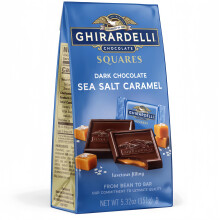 Ghirardelli Squares Dark Chocolate Sea Salt Caramel (151g)