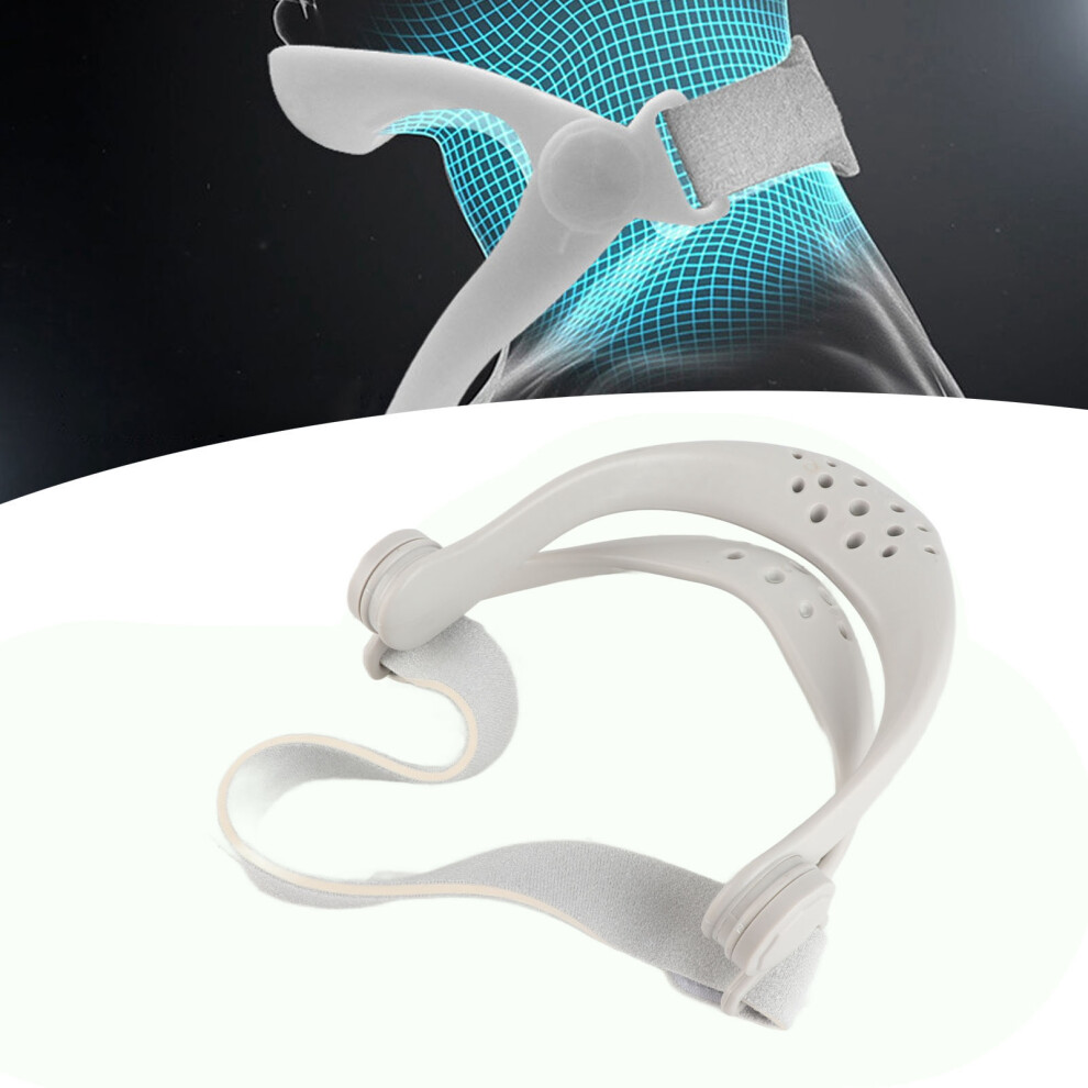Grey Neck Brace 360 Adjustable Support For Pain Relief And Posture Correction