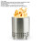 Durable Iron Fire Pit for Energy-Saving Warmth in Cold Winters 10