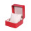 Watchbox Halter Organizer Premium Pu Einzelfach Rot 1