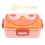Kinder Bento Box Kunststoff Mit Fächern Für Und Mittagessen 1