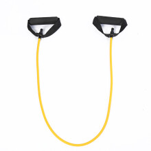 Pullzug Widerstandsgriffbänder Elastisches Fitnessgelb