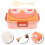 Kinder Bento Box Kunststoff Mit Fächern Für Und Mittagessen 4