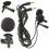 Lapel Microphone Standard For Pc 2set 5.9x0.6x0.6in 6