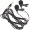 Lapel Microphone Standard For Pc 2set 5.9x0.6x0.6in 7