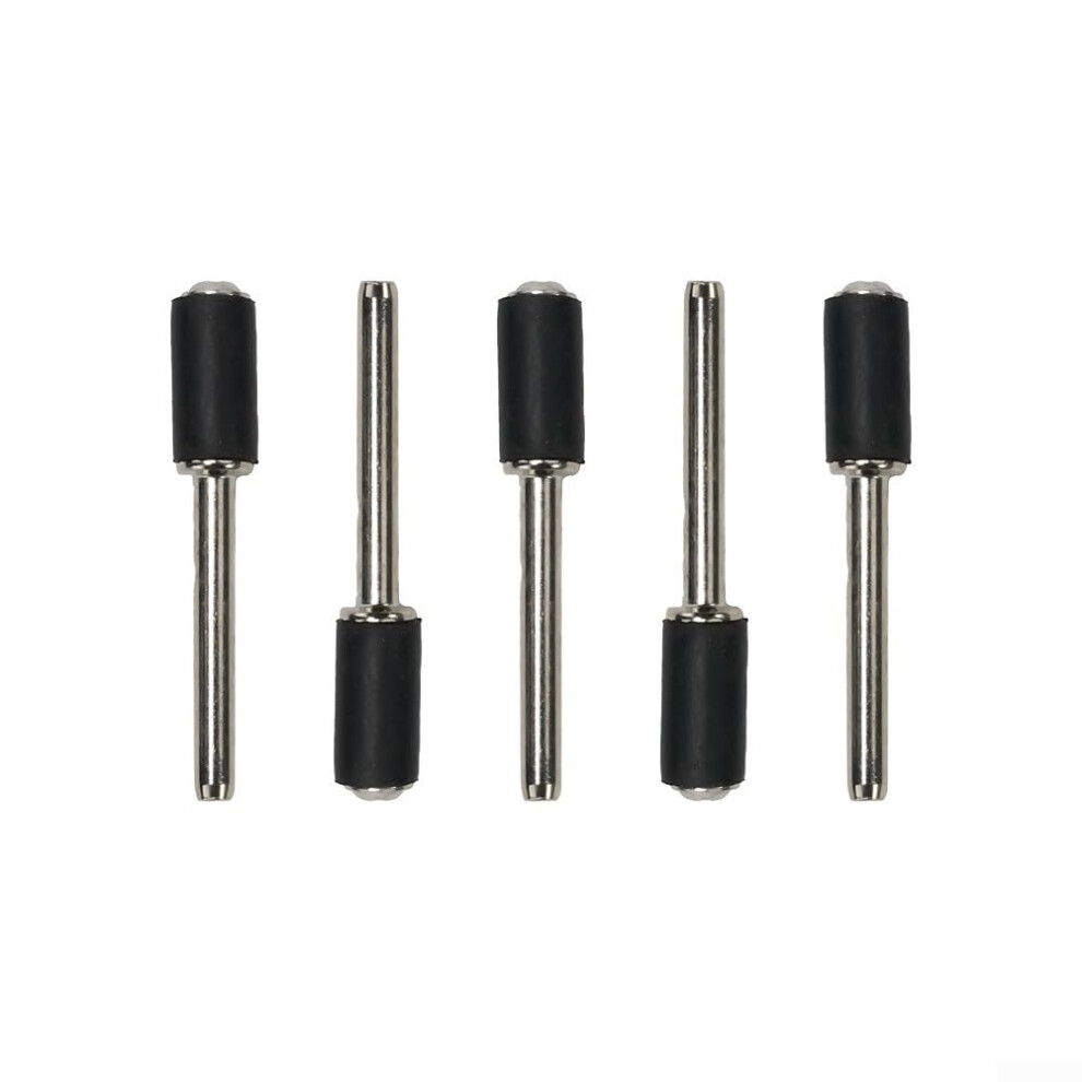 Rubber Sanding Mandrels 5-Piece Drum Kit, 6.35 Mm Shank, For Rotary Tools 9393856600366