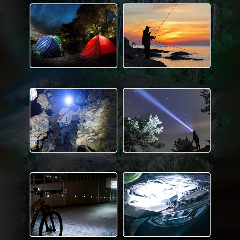 Rechargeable LED Headlamp for Night Fishing, Camping, Outdoor, 1800mAh-image-OPC-PMFHFY2-NEW