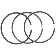 stücke 1,5mm Kolben Ring Kit Schwarz Eisen für