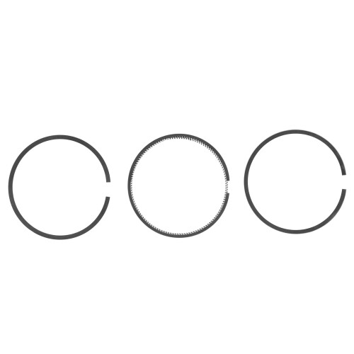 stücke 1,5mm Kolben Ring Kit Schwarz Eisen für 1