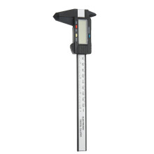 Digitaler Messschieber mit LCD-Bildschirm, 15 cm (6 Zoll), Inch/MM-Konvertierung, Schwarz