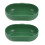 2Pcs Plastic Bird Shower Basin Parrot Washing Box Green 1