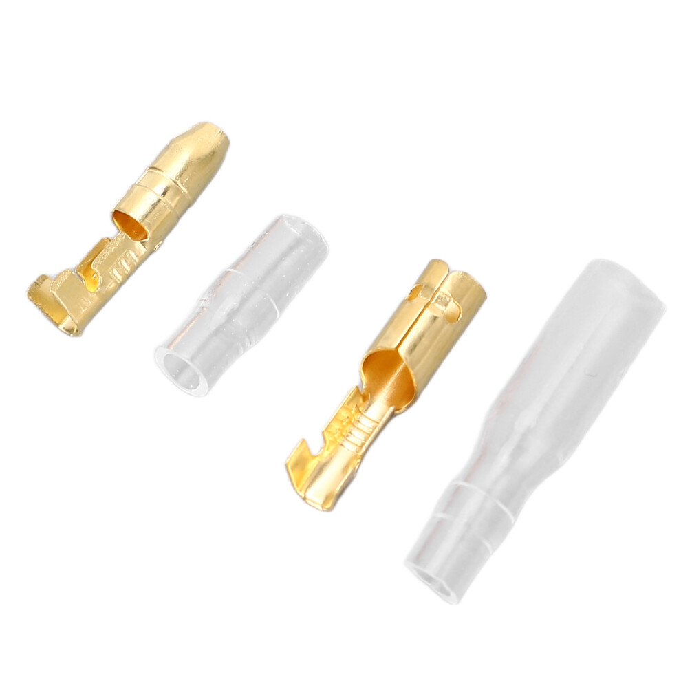 Cold Crimp Terminal Connectors 200Pcs Waterproof Male Female Butt Terminals 4611354637857