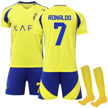 (Erwachsene Größe S) Neues Al-Nassr FC Kinder-Sporttrikot Nr. 7 Ronaldo, Größe S