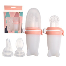 3-in-1-Babyflasche, 3-teilig, weicher Sauger,