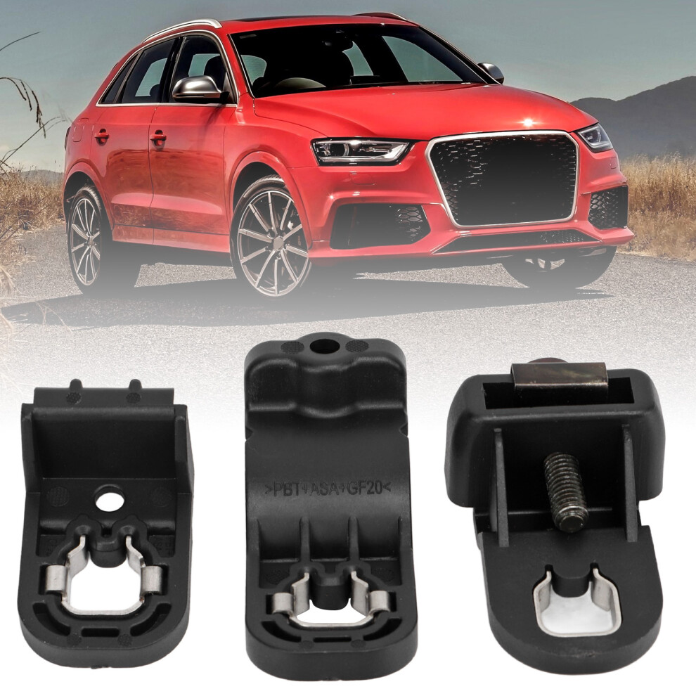 Economical Headlight Tab Kit For Q3 Facelift 2013 3Pcs Abs 7661354638580