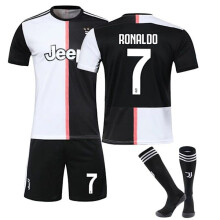 (XS)Nuova tuta Juventus 2019-20 Cristiano Ronaldo #7 Cr7 Tuta sportiva da casa per bambini e adulti