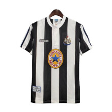 Maillot domicile homme Newcastle, manches courtes, idéal pour l'été, respirant, taille 95-97 XL.