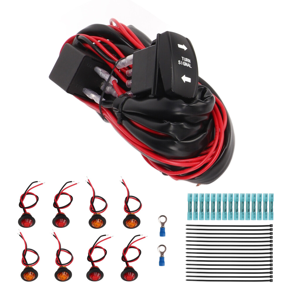 Vertical Rocker Turn Signal Switch & Flasher Relay For Rzr Atv & Utv Green 8771354639308