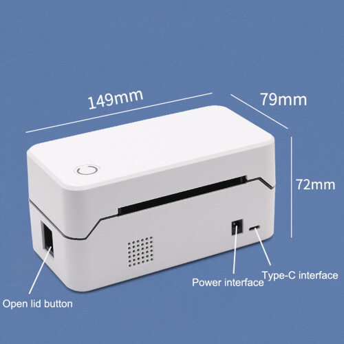 Draadloze Bluetooth thermische verzendlabelprinter – 3x5 verzendlabelprinter USB-labelmaker 2
