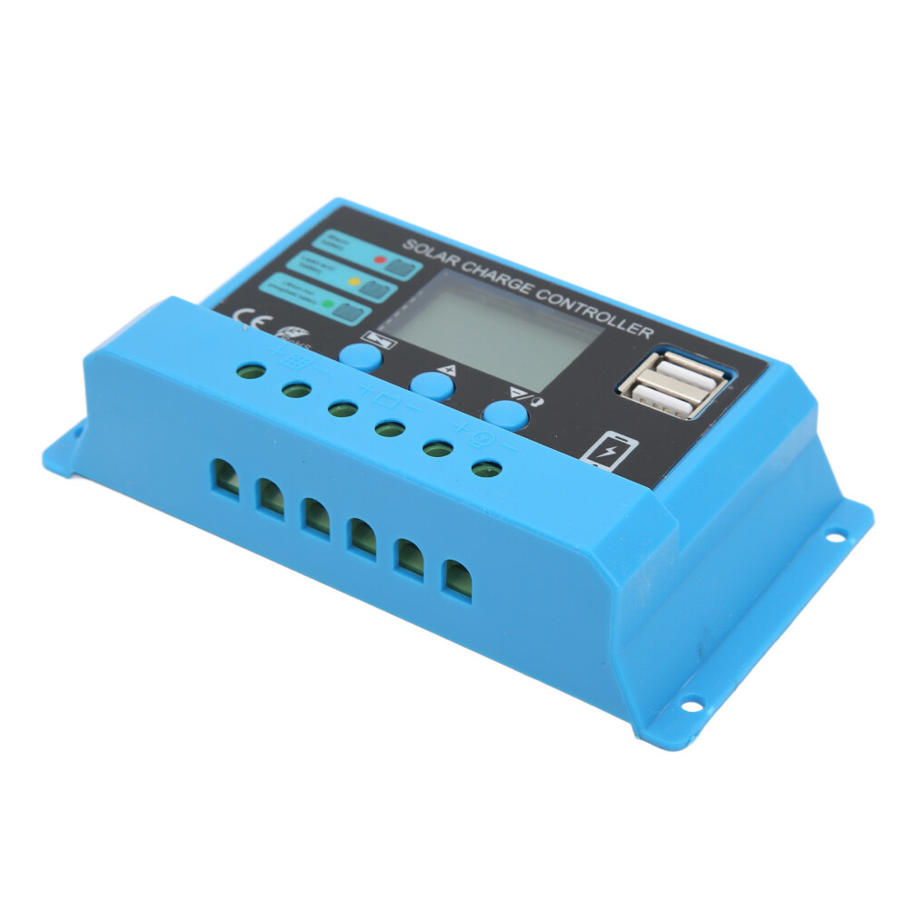 Versatile 12V 24V Solar Charge Controller 20A W/ Lcd And Usb Output 9461354641027