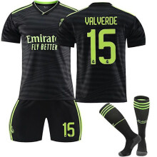 Maglia da trasferta del Real Madrid 2, n. 15 Federico Valverde, nuova, 18