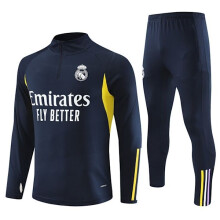Tuta sportiva a maniche lunghe per adulti e bambini del Real Madrid, set da allenamento, regalo di Natale,