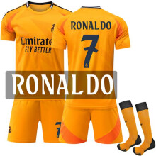 Maglia da trasferta del Real Madrid per bambini e adulti n. 7 Cristiano Ronaldo n. 7 Cristiano Ronaldo