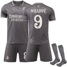(18)Maglia da trasferta del Real Madrid per bambini e adulti n. 9 Mbappe 18