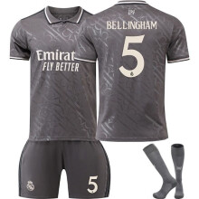 Maglia da trasferta del Real Madrid per bambini n. 5 Bellingham 26