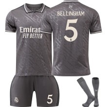 (16)Maglia da trasferta del Real Madrid per bambini n. 5 Bellingham 16
