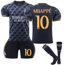 (12-13 anni)Real Madrid Away Kids sport Kit 23-24 N. 10 Mbappé N. 10 Mbappe 12-13 anni N. 10 Mbappe