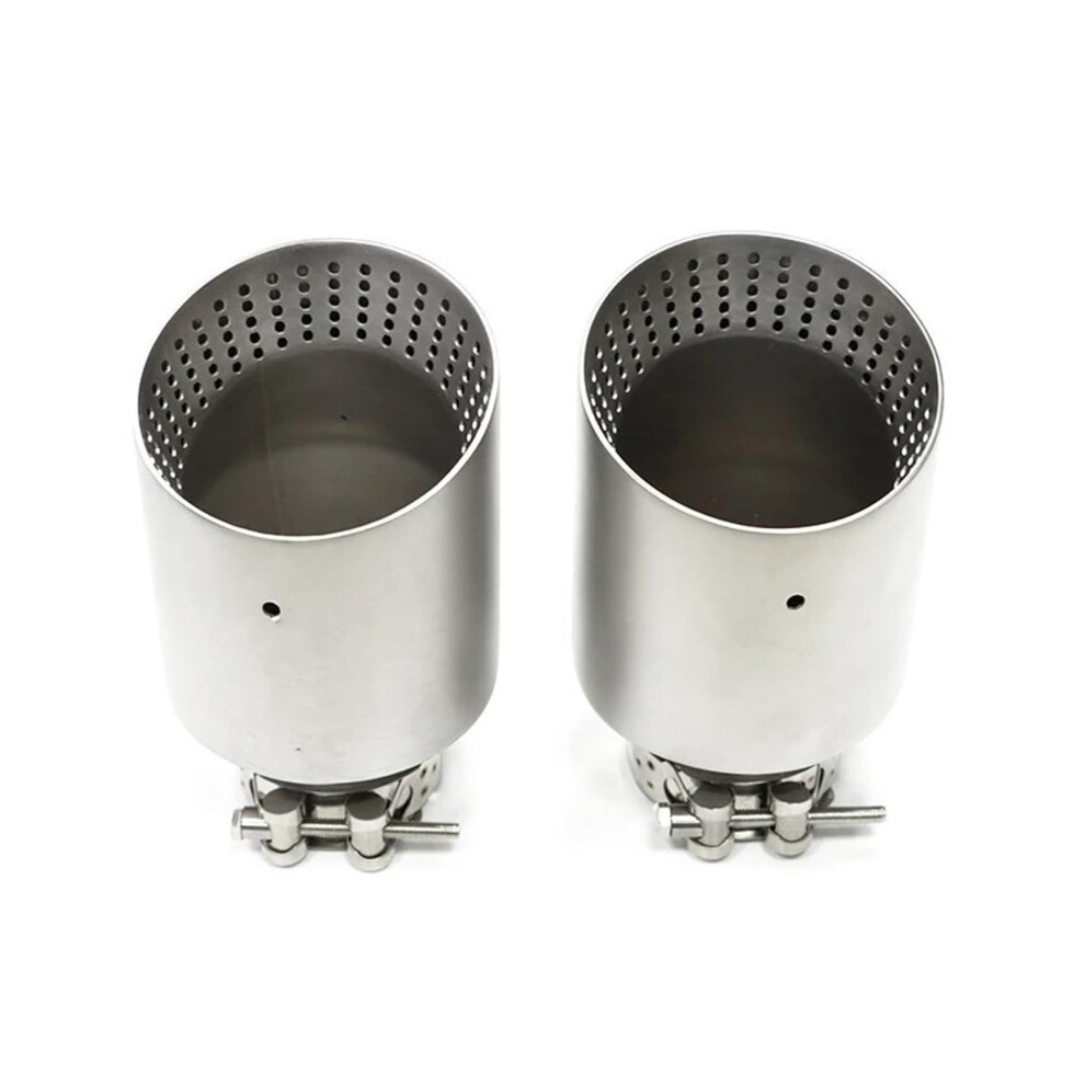 Tail Exhaust Pipe For Gti Golf 7 Mk7 1 Pc 57Mm 60Mm Inlet Nozzle Universal Exhaust Pipe Muffler Tip 9393856601301