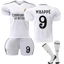 Maglia da trasferta del Real Madrid per bambini e adulti n. 9 Mbappé 16