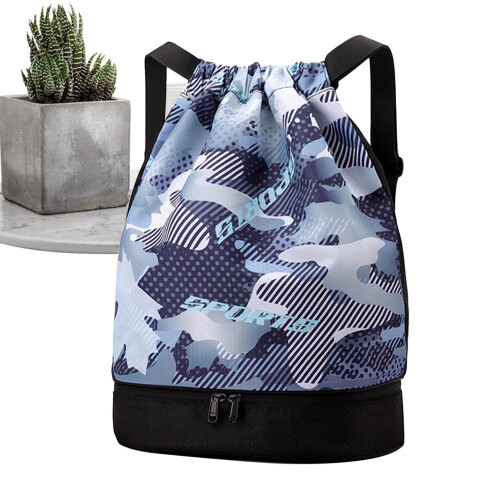 Gym Duffle Bag 38X40X18CM, Spacious Shoe Compartment, Durable Material, Adjustable Shoulder Strap
