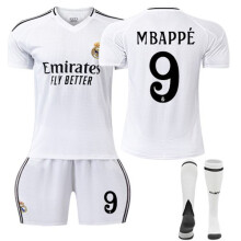 (XL)Maglia sportiva Real Madrid Home Bambini e Adulti N.9 Mbappé XL