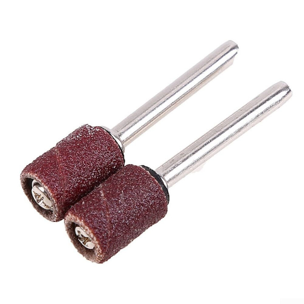 100Pcs Sanding Bands 320 Grit With 2 Mandrels For Polishing Rotary Tools 9016109622648