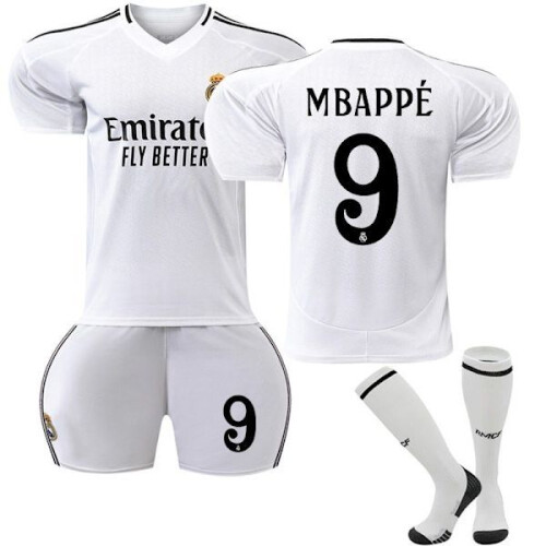 (20)Maglia Home Real Madrid N. 9 Mbappé 20