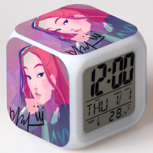 K-pop Demon Hunters Clock with LED Night Light(J)