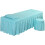 Soft Beauty Massage Bed Sheet Set With Pillowcase And Stool Cover Blue 4