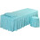 Soft Beauty Massage Bed Sheet Set With Pillowcase And Stool Cover Blue 3