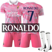 (28)Tuta sportiva da allenamento per bambini Real Madrid con numero 7 - Compatibile con Gos-2425[ZHE]