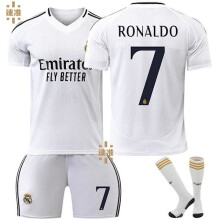 (Adulto XS（155-165 cm）) Tuta sportiva Real Madrid Ronaldo 7 Home Nuova stagione Ultima tuta sportiva