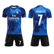 Tuta sportiva Real Madrid Sport Club Rainbow Star Edition Ronaldo No. 7 Kit tuta sportiva per bambini